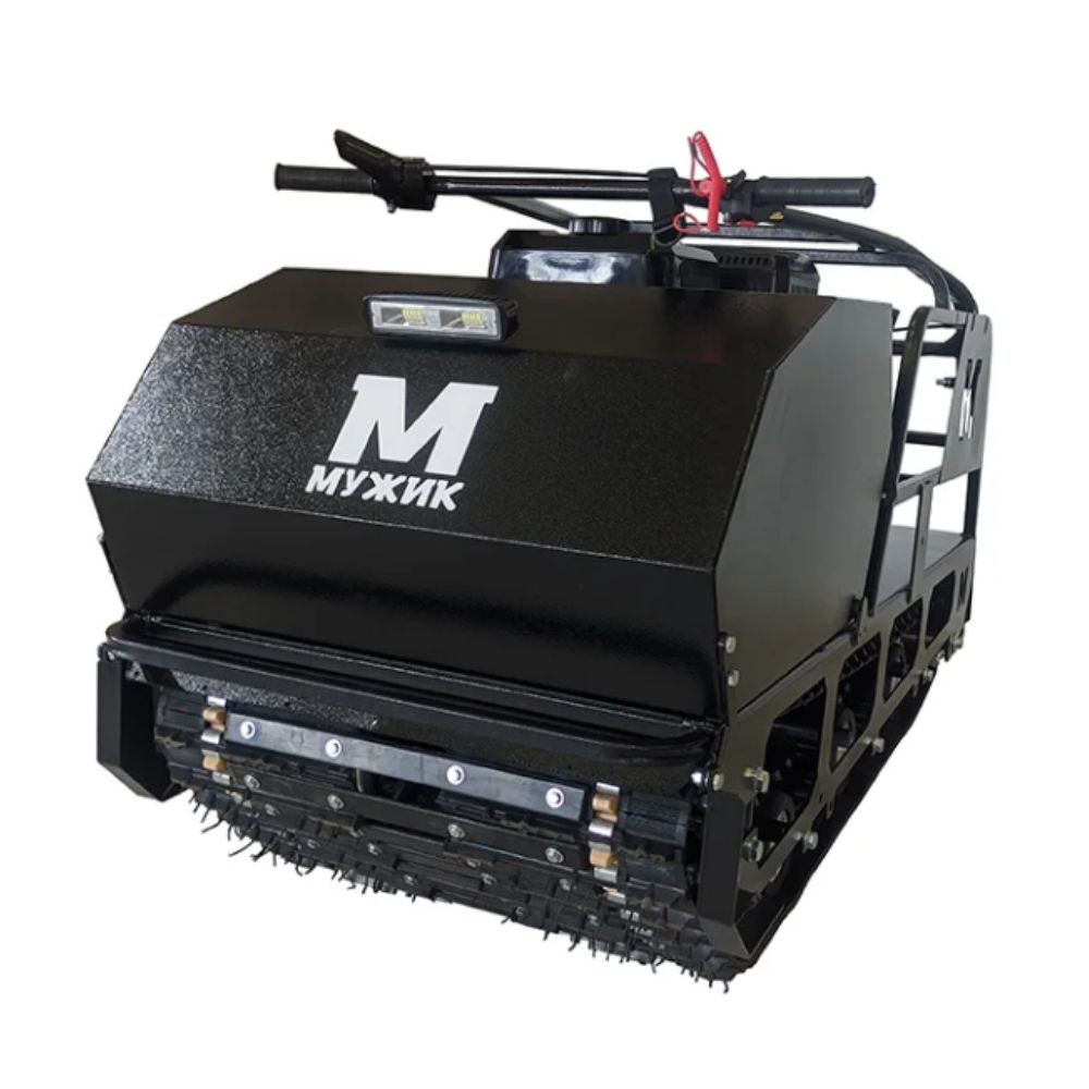 Мотобуксировщик Мужик одно-гусеничный М600 (лонг) 15 л.с.