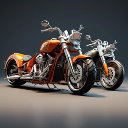Motorcycles: journey of freedom and adrenaline